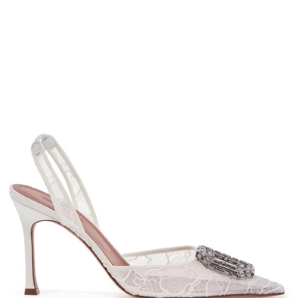 Amina Muaddi Camelia Lace